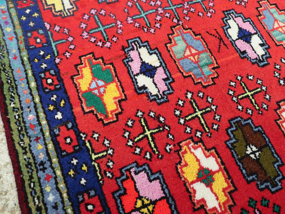 Vintage Persian Hamadan Rug, No.26162 - Galerie Shabab
