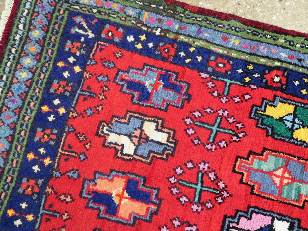Vintage Persian Hamadan Rug, No.26162 - Galerie Shabab