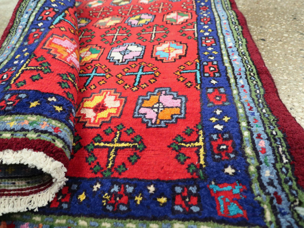 Vintage Persian Hamadan Rug, No.26162 - Galerie Shabab
