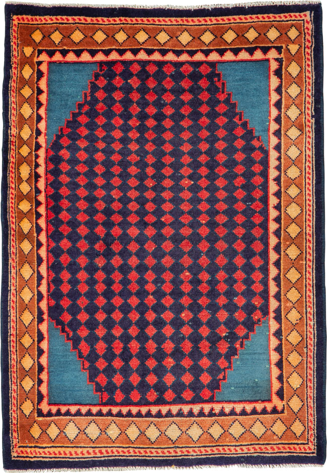 Vintage Persian Mahal Rug, No.26163 - Galerie Shabab