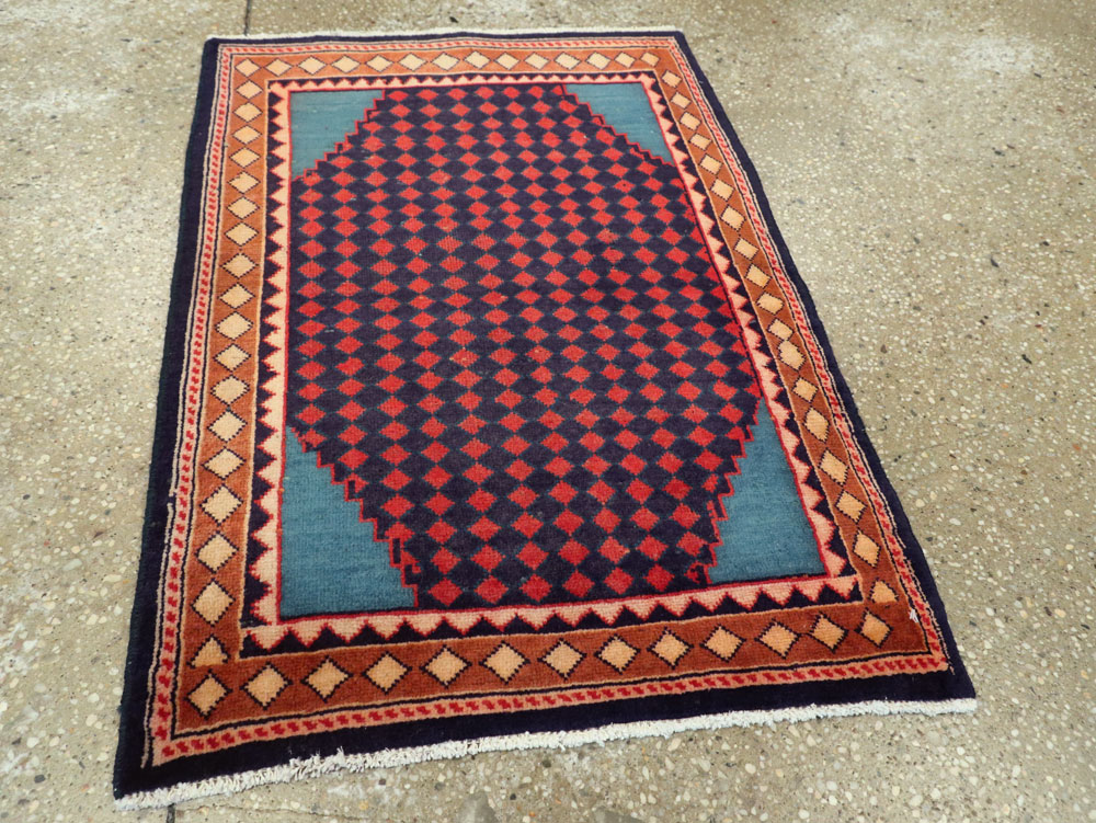 Vintage Persian Mahal Rug, No.26163 - Galerie Shabab