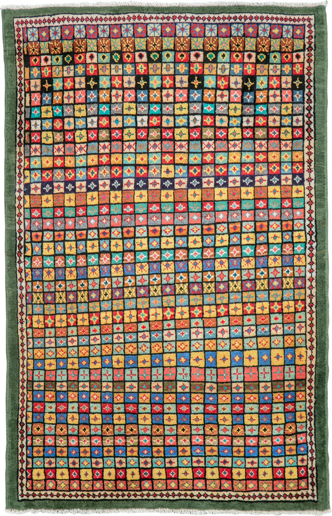 Vintage Persian Mahal Rug, No.26165 - Galerie Shabab