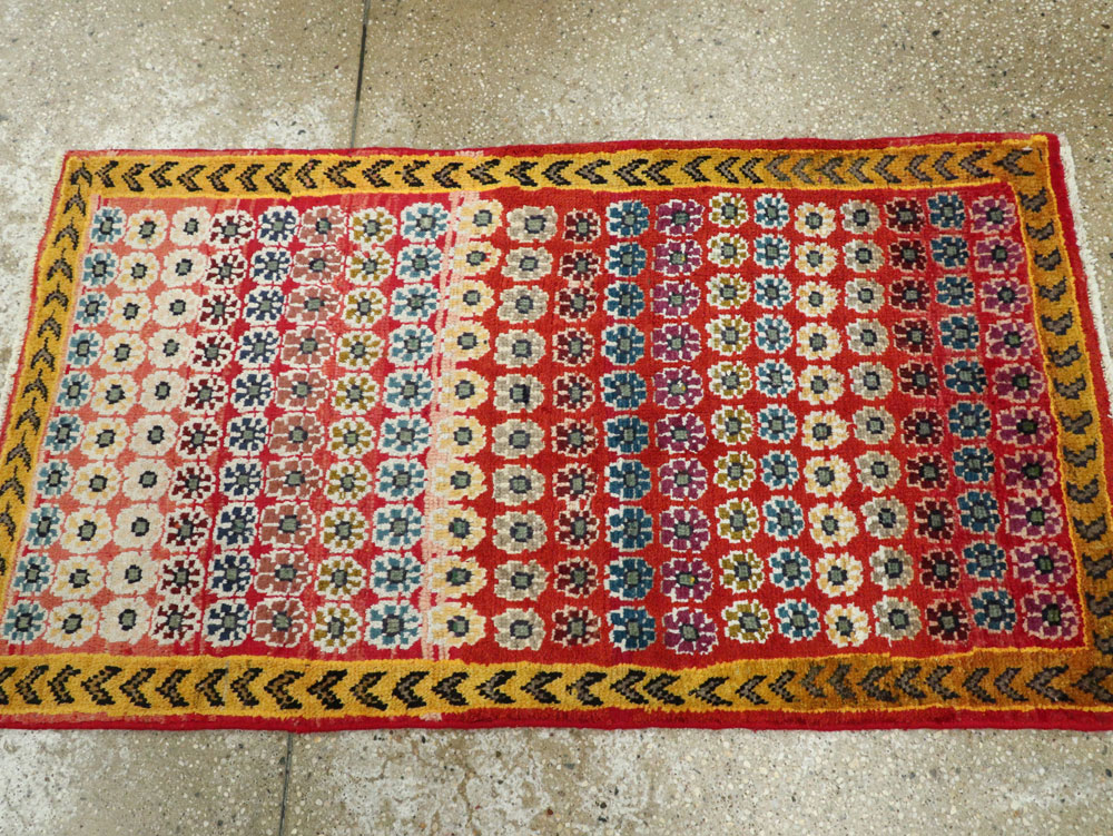 Vintage Persian Mahal Rug, No.26166 - Galerie Shabab
