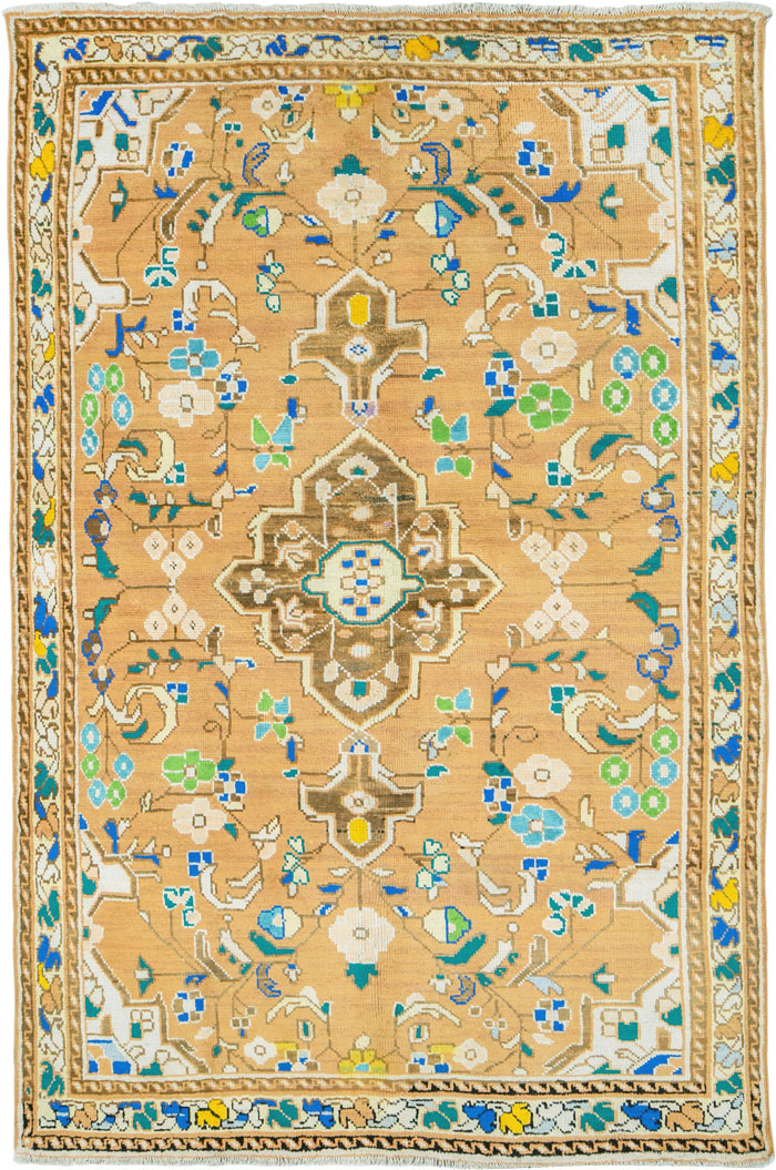 Vintage Persian Mahal Rug, No.26168 - Galerie Shabab