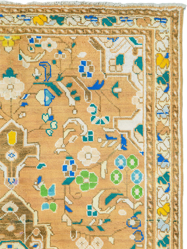 Vintage Persian Mahal Rug, No.26168 - Galerie Shabab