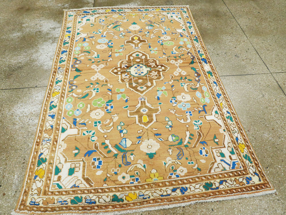 Vintage Persian Mahal Rug, No.26168 - Galerie Shabab