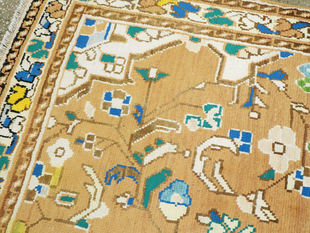 Vintage Persian Mahal Rug, No.26168 - Galerie Shabab