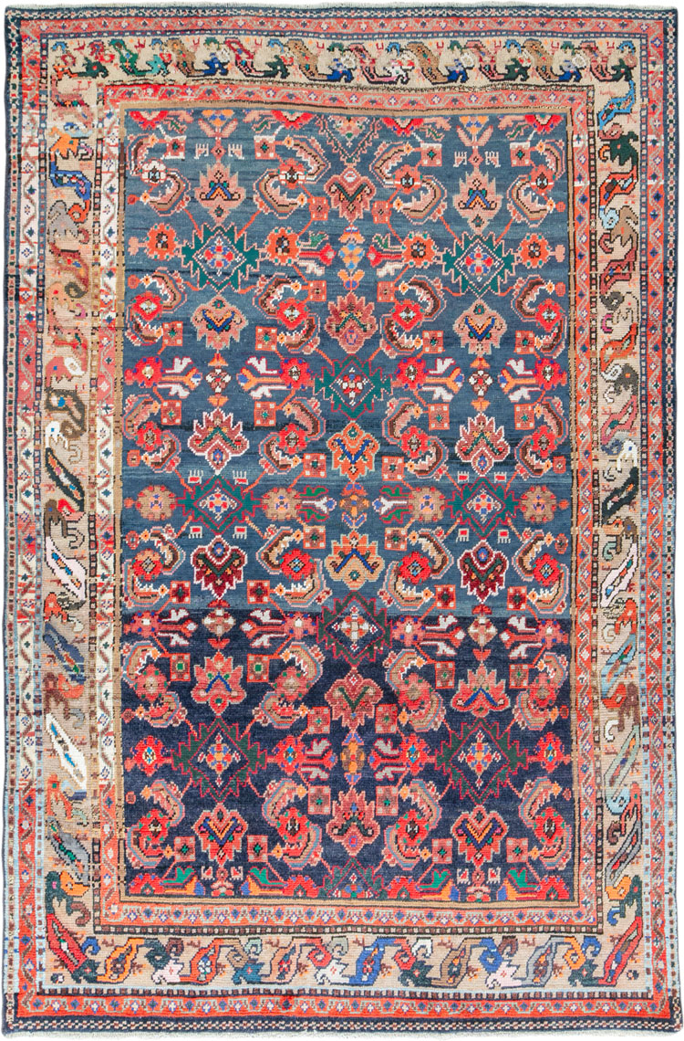 Vintage Persian Hamadan Rug, No.26170 - Galerie Shabab
