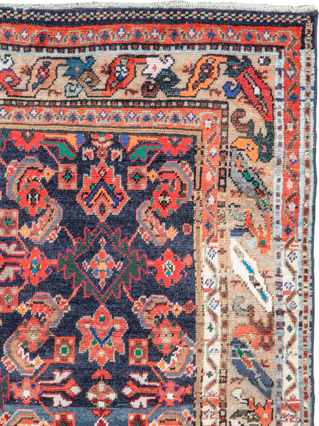 Vintage Persian Hamadan Rug, No.26170 - Galerie Shabab