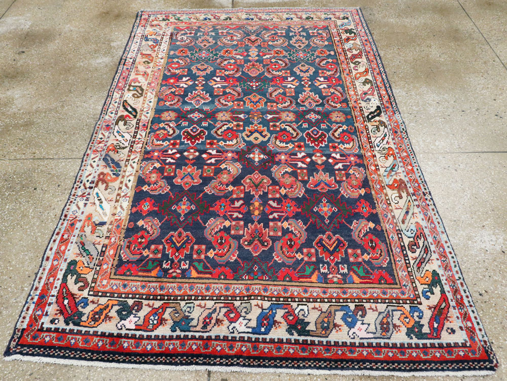 Vintage Persian Hamadan Rug, No.26170 - Galerie Shabab