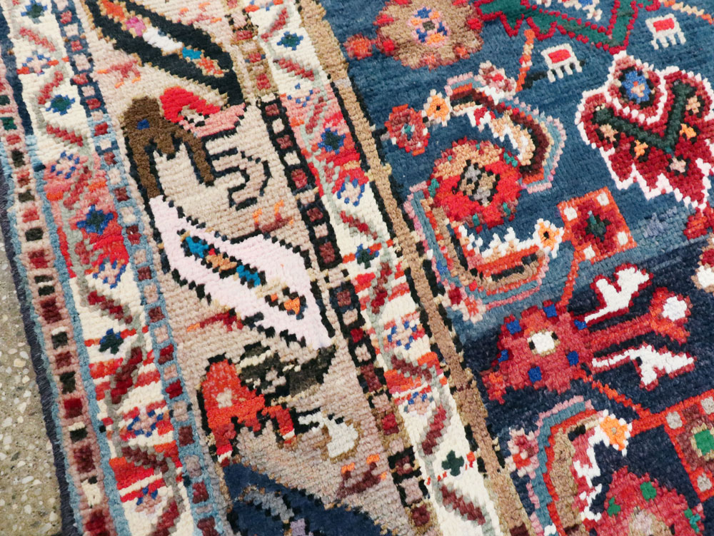Vintage Persian Hamadan Rug, No.26170 - Galerie Shabab
