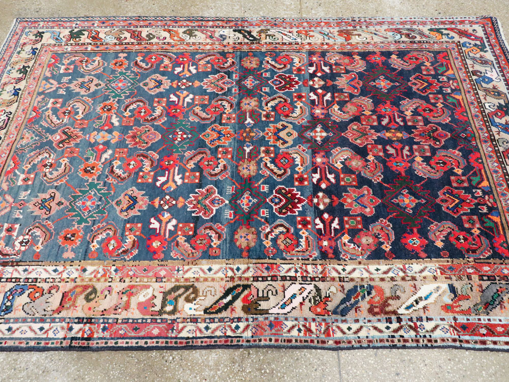 Vintage Persian Hamadan Rug, No.26170 - Galerie Shabab