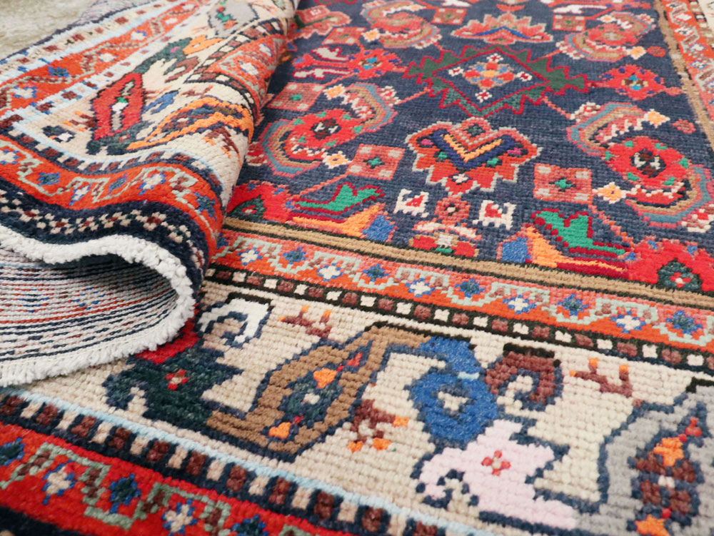 Vintage Persian Hamadan Rug, No.26170 - Galerie Shabab