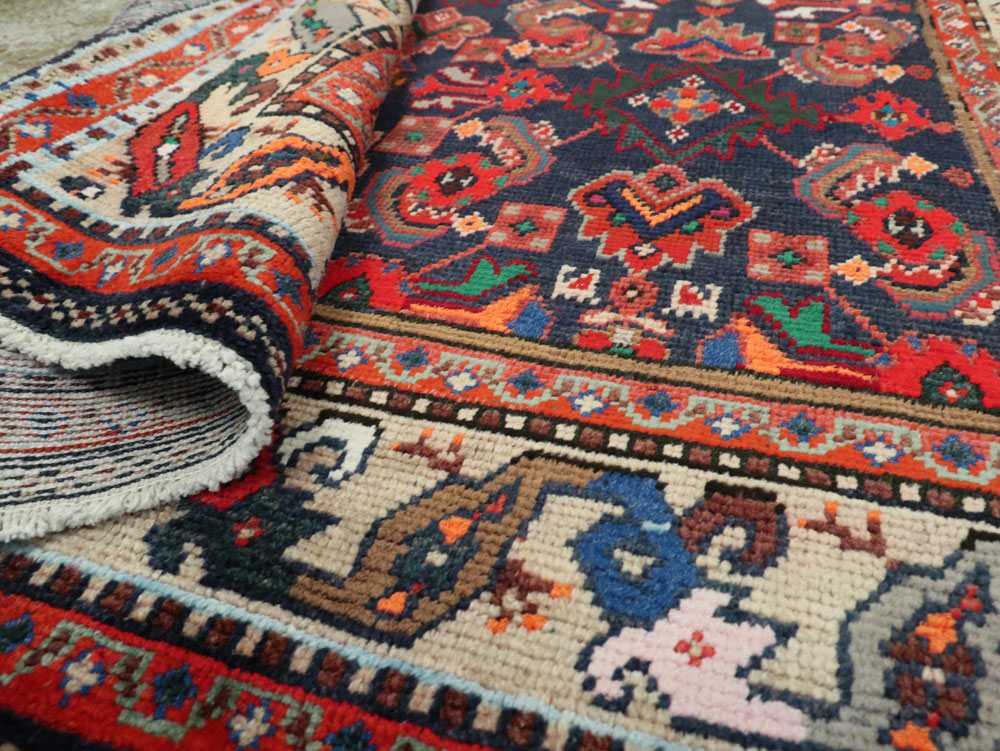 Vintage Persian Hamadan Rug, No.26170 - Galerie Shabab