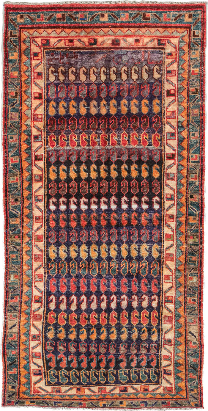 Vintage Persian Hamadan Rug, No.26172 - Galerie Shabab