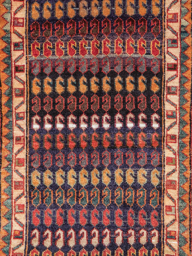 Vintage Persian Hamadan Rug, No.26172 - Galerie Shabab