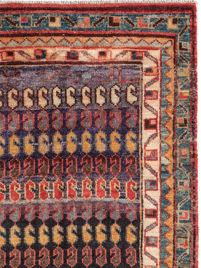 Vintage Persian Hamadan Rug, No.26172 - Galerie Shabab