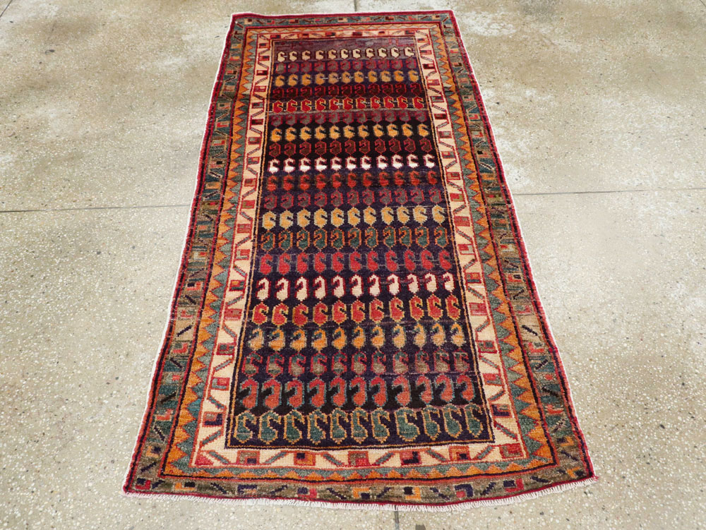 Vintage Persian Hamadan Rug, No.26172 - Galerie Shabab