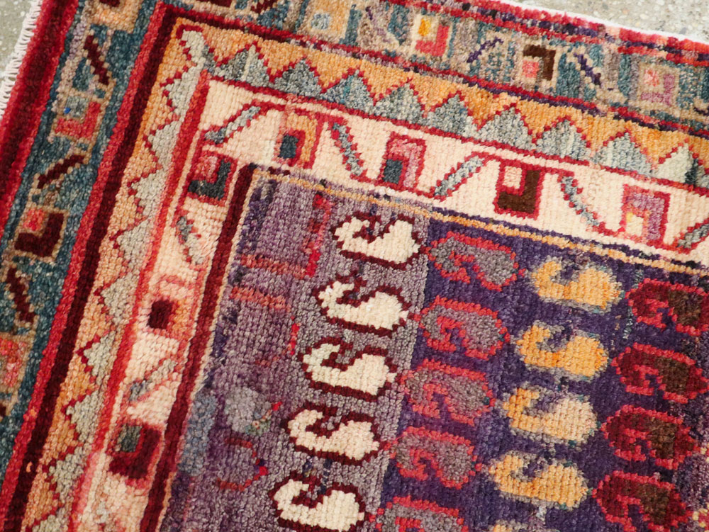 Vintage Persian Hamadan Rug, No.26172 - Galerie Shabab