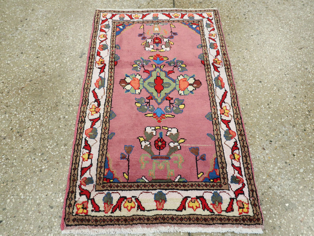 Vintage Persian Hamadan Rug, No.26173 - Galerie Shabab