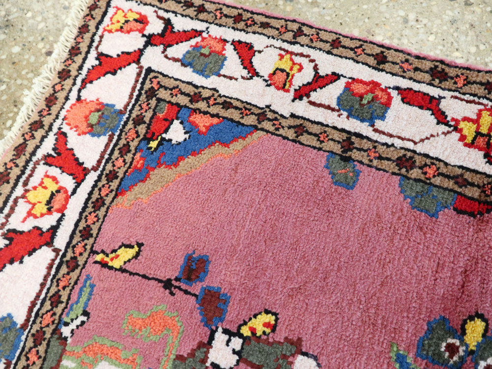 Vintage Persian Hamadan Rug, No.26173 - Galerie Shabab