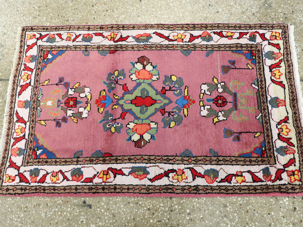 Vintage Persian Hamadan Rug, No.26173 - Galerie Shabab