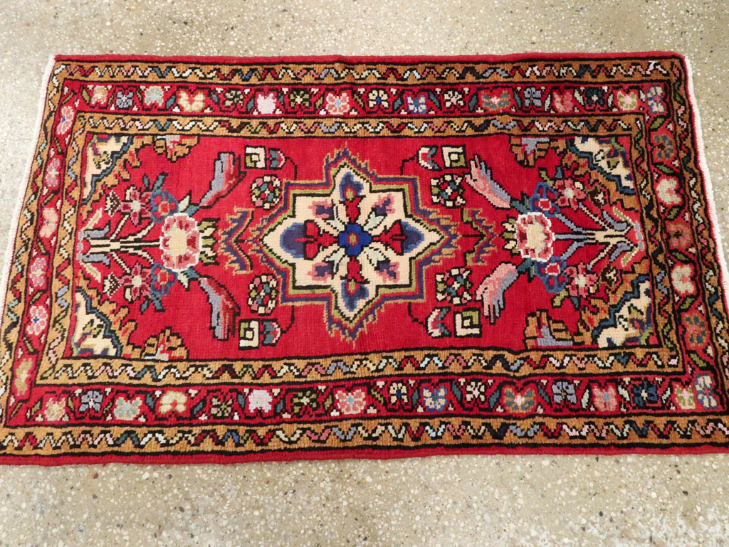 Vintage Persian Hamadan Rug, No.26175 - Galerie Shabab