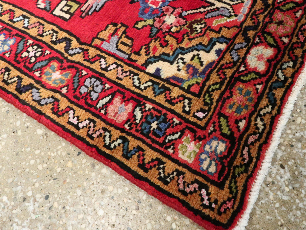 Vintage Persian Hamadan Rug, No.26175 - Galerie Shabab