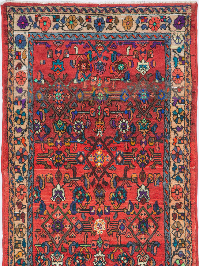 Vintage Persian Hamadan Rug, No.26177 - Galerie Shabab