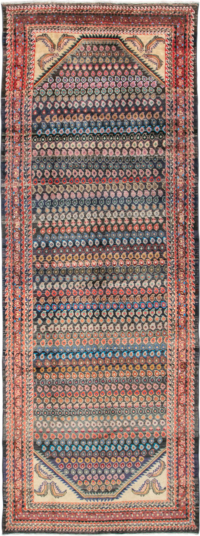 Vintage Persian Hamadan Runner, No.26179 - Galerie Shabab