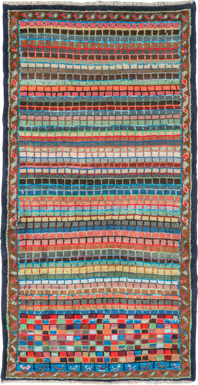 Vintage Persian Mahal Rug, No.26181 - Galerie Shabab