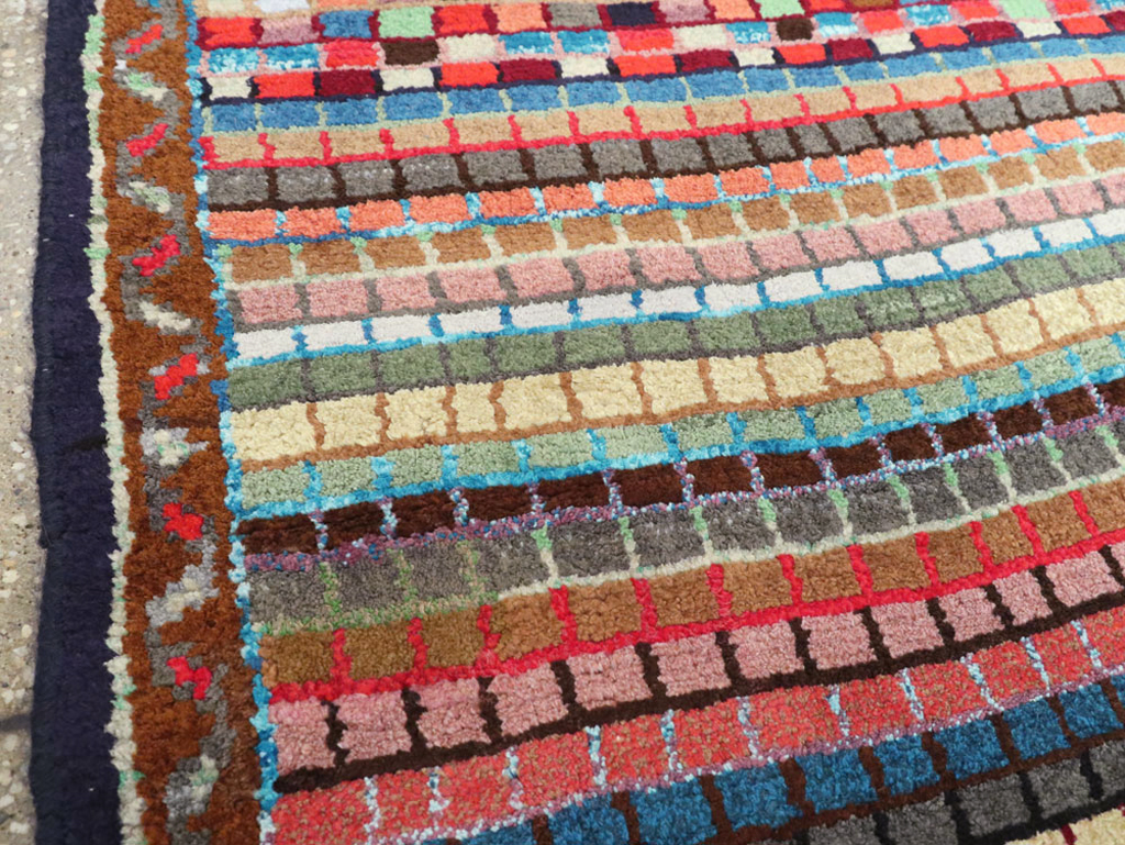 Vintage Persian Mahal Rug, No.26181 - Galerie Shabab