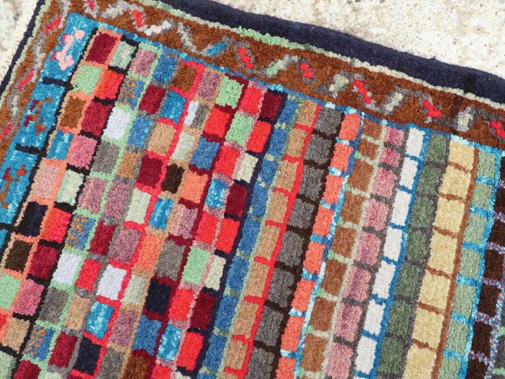 Vintage Persian Mahal Rug, No.26181 - Galerie Shabab