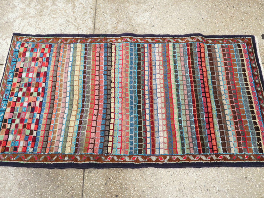 Vintage Persian Mahal Rug, No.26181 - Galerie Shabab