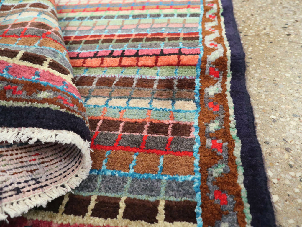 Vintage Persian Mahal Rug, No.26181 - Galerie Shabab