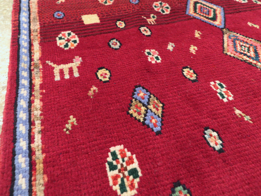 Vintage Persian Mahal Rug, No.26183 - Galerie Shabab