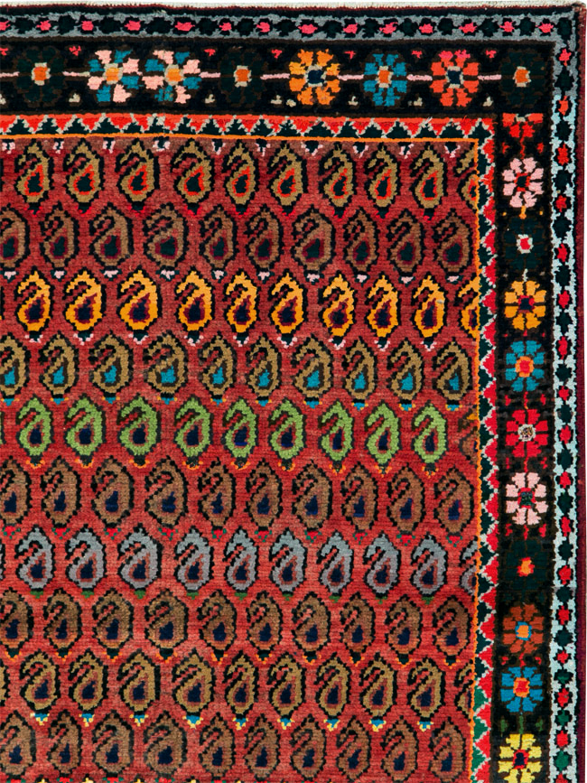 Antique Persian Hamadan Runner, No.26184 - Galerie Shabab