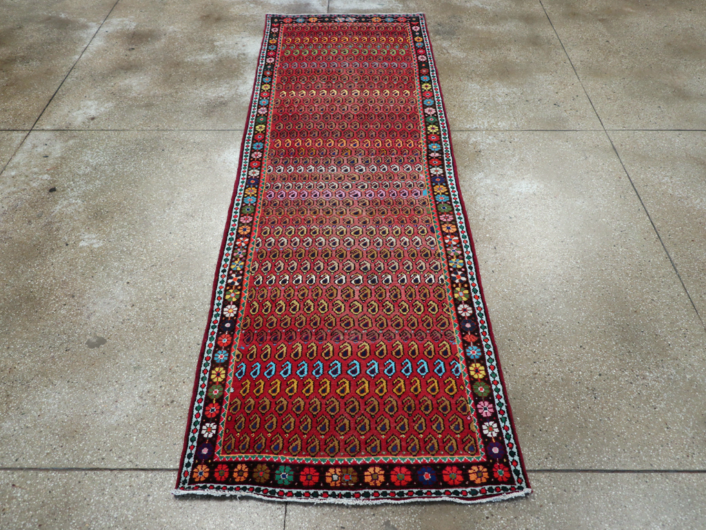 Antique Persian Hamadan Runner, No.26184 - Galerie Shabab