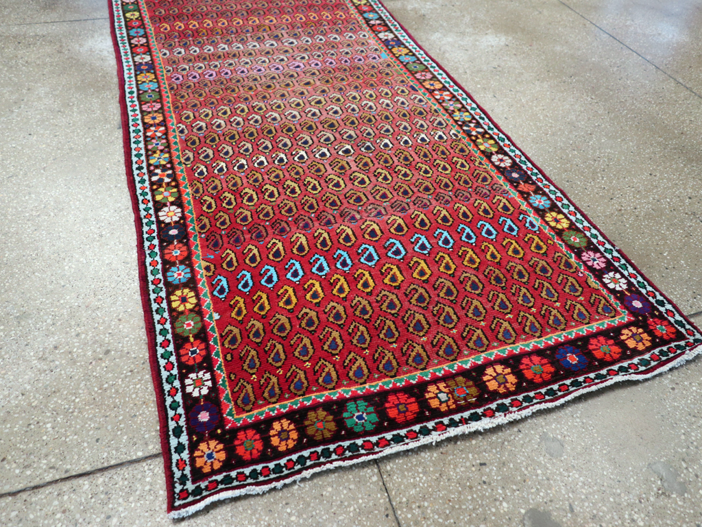 Antique Persian Hamadan Runner, No.26184 - Galerie Shabab