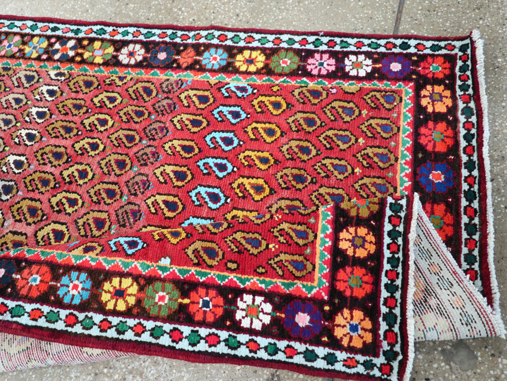 Antique Persian Hamadan Runner, No.26184 - Galerie Shabab