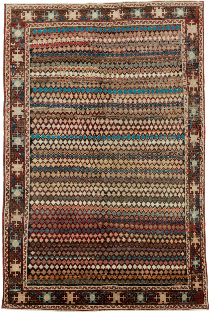 Vintage Persian Hamadan Rug, No.26185 - Galerie Shabab
