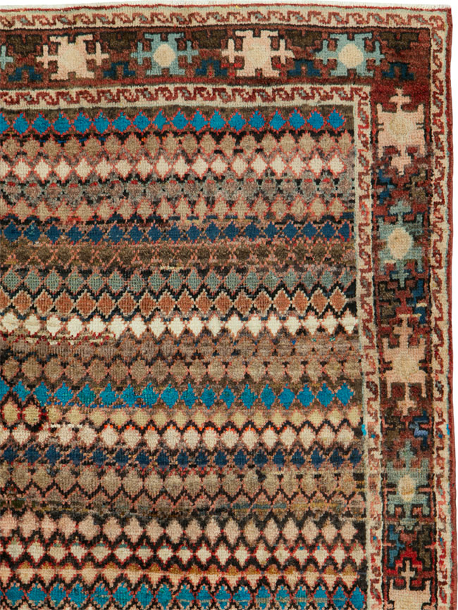 Vintage Persian Hamadan Rug, No.26185 - Galerie Shabab