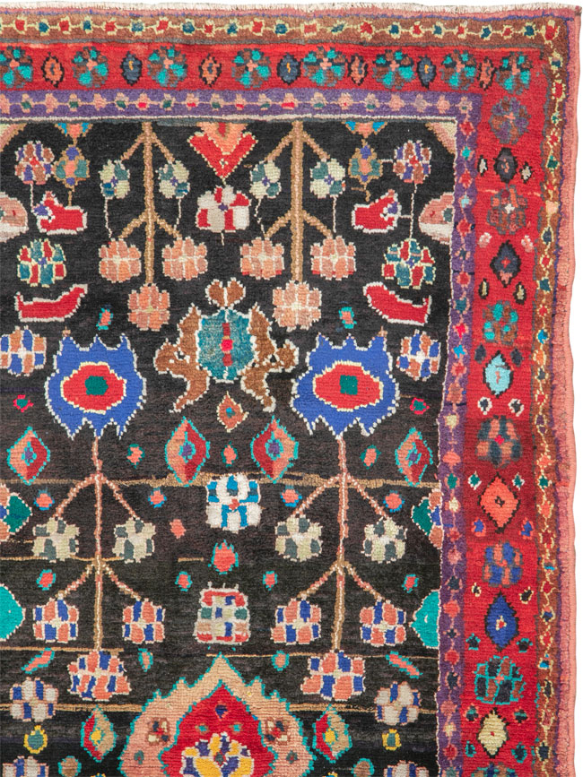 Vintage Persian Hamadan Rug, No.26186 - Galerie Shabab