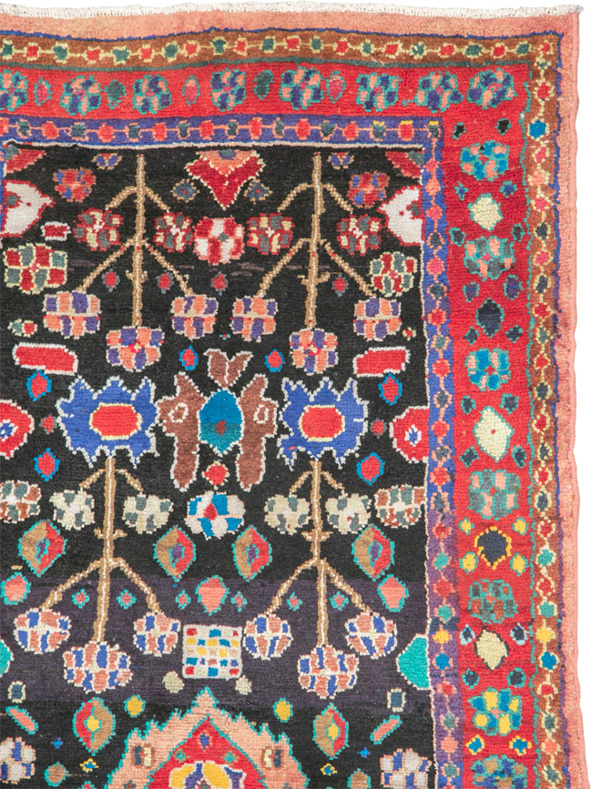 Vintage Persian Hamadan Rug, No.26186 - Galerie Shabab