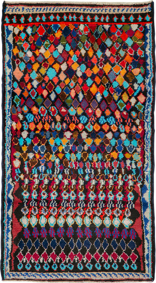 Vintage Persian Mahal Rug, No.26187 - Galerie Shabab