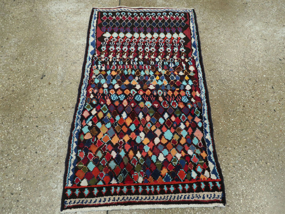 Vintage Persian Mahal Rug, No.26187 - Galerie Shabab