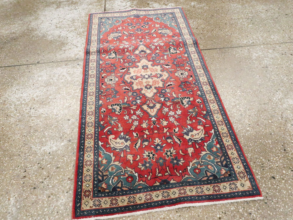 Vintage Persian Tabriz Throw Rug (Pair: 1 of 2), No.26189 - Galerie Shabab