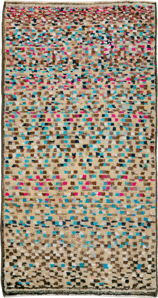 Vintage Persian Gabbeh Rug, No.26190 - Galerie Shabab