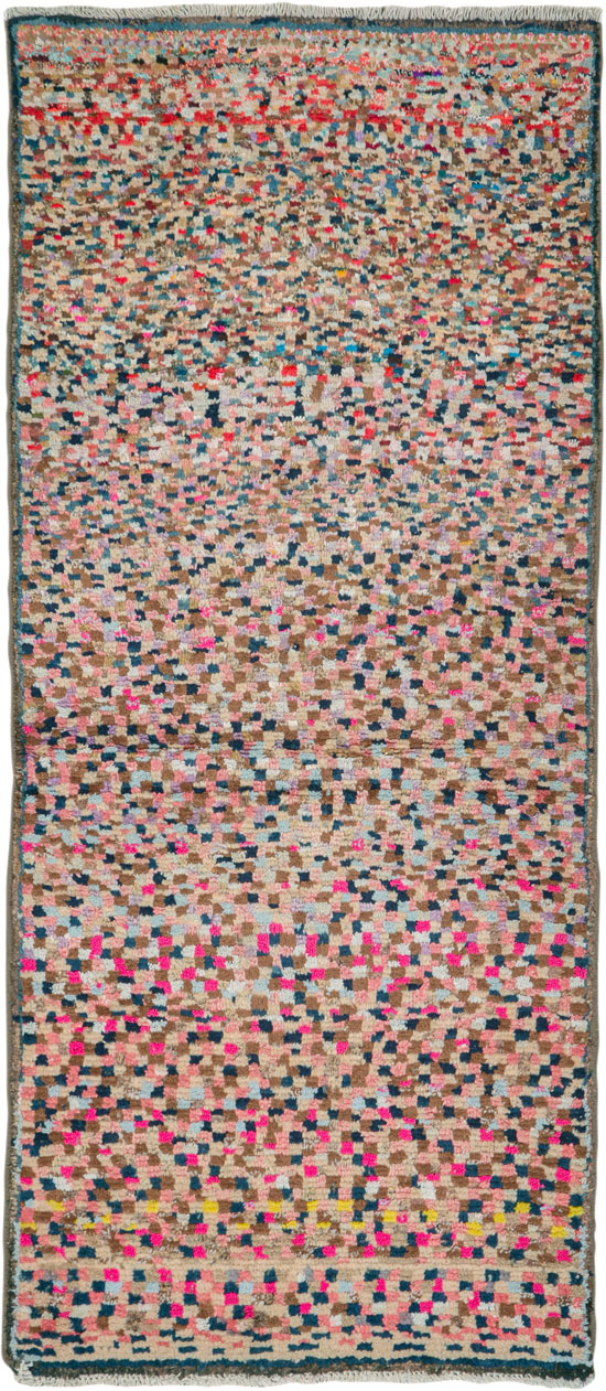 Vintage Persian Gabbeh Rug, No.26191 - Galerie Shabab