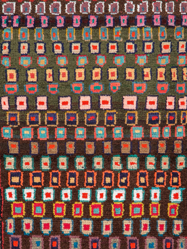 Vintage Persian Hamadan Rug, No.26192 - Galerie Shabab
